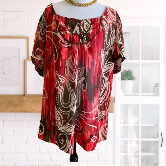 Lane Bryant Tops - Lane Bryant Chiffon top